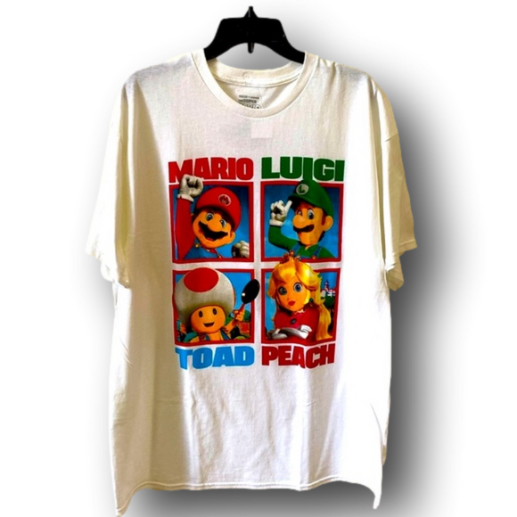 Mario, Luigi, Peach, & Toad Nintendo Graphic T-Shirt - Size Extra Large XL - NWT - Picture 1 of 3